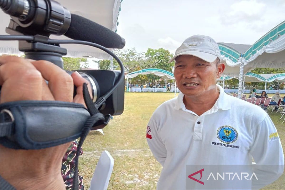 BNNK Palangka Raya gaungkan Mars BNN perangi peredaran narkoba