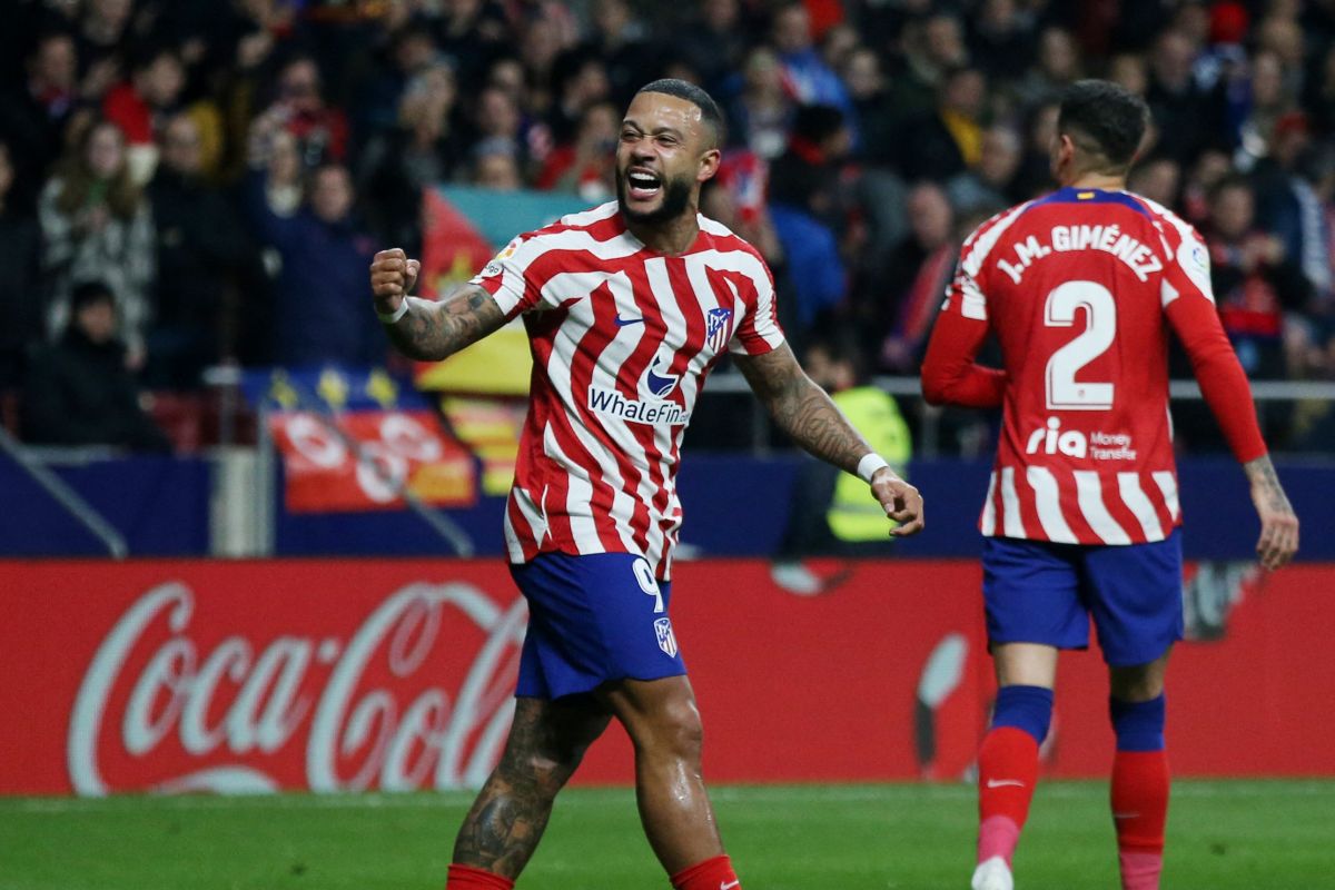 Depay dan Morata bawa Atletico Madrid hajar Sevilla 6-1