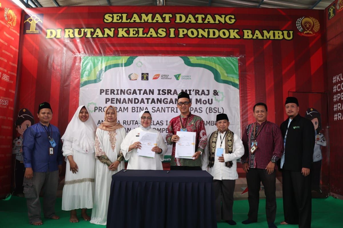 Dompet Dhuafa - Rutan Kelas 1 Pondok Bambu gelar program Bina Santri Lapas