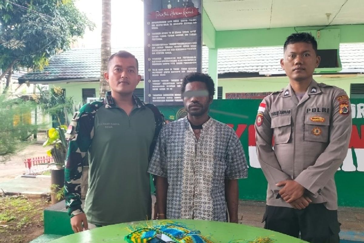 WN PNG ditangkap bawa dua amunisi saat melintas di PLBN Skouw