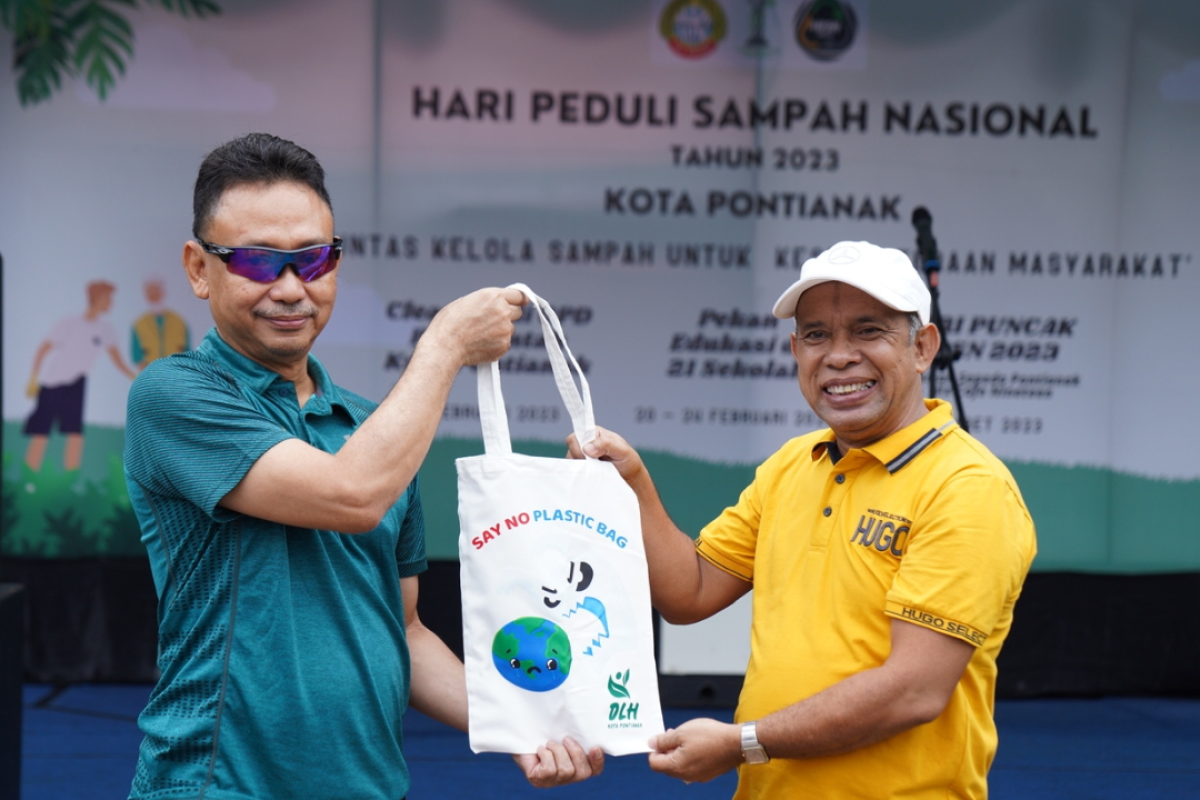 Kurangi sampah plastik kembali diserukan  saat  peringatan HPSN 2023