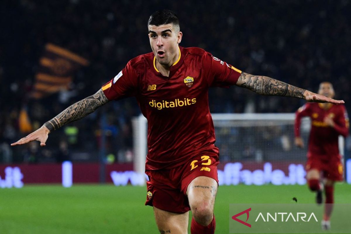 Gol Gianluca Mancini menangkan AS Roma atas Juventus