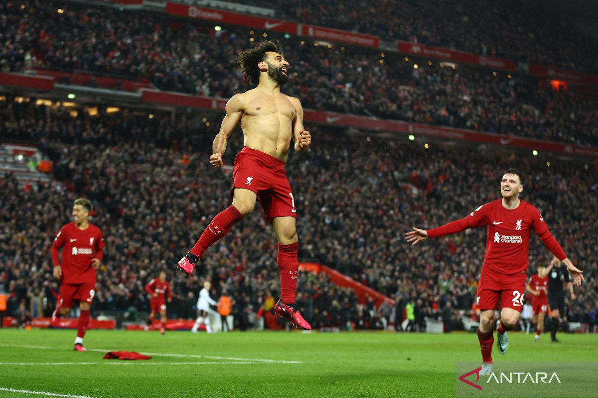 Pesta gol! Liverpool robek gawang Manchester United tujuh kali tanpa balas