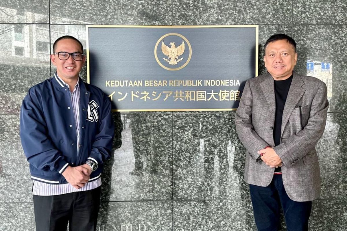 Kakanwil Kemenkumham bersama Gubernur Sulut  sambangi KBRI Tokyo