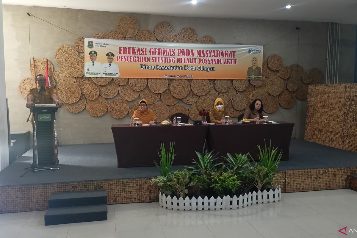 Dinkes Kota Cilegon gelar edukasi Germas puluhan kader posyandu cegah stunting