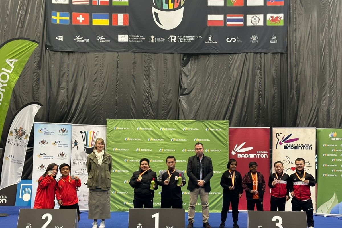 Rina/Subhan kembali juara pada Spanish Para Badminton International Toledo 2023