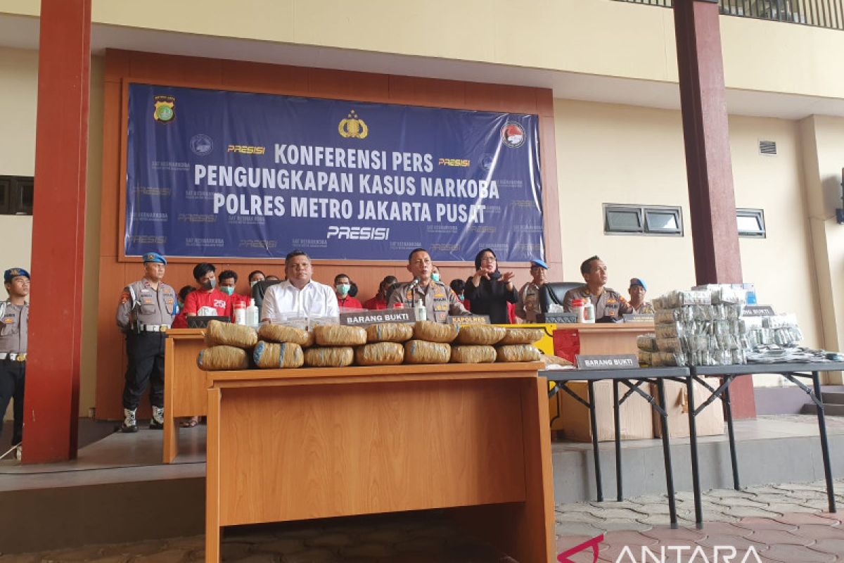 Polrestro Jakarta Pusat gagalkan peredaran susu ganja