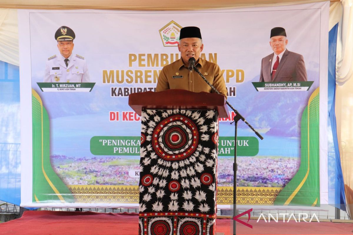 Susun RKPD 2024, Pemkab Aceh Tengah fokus pada pengendalian inflasi