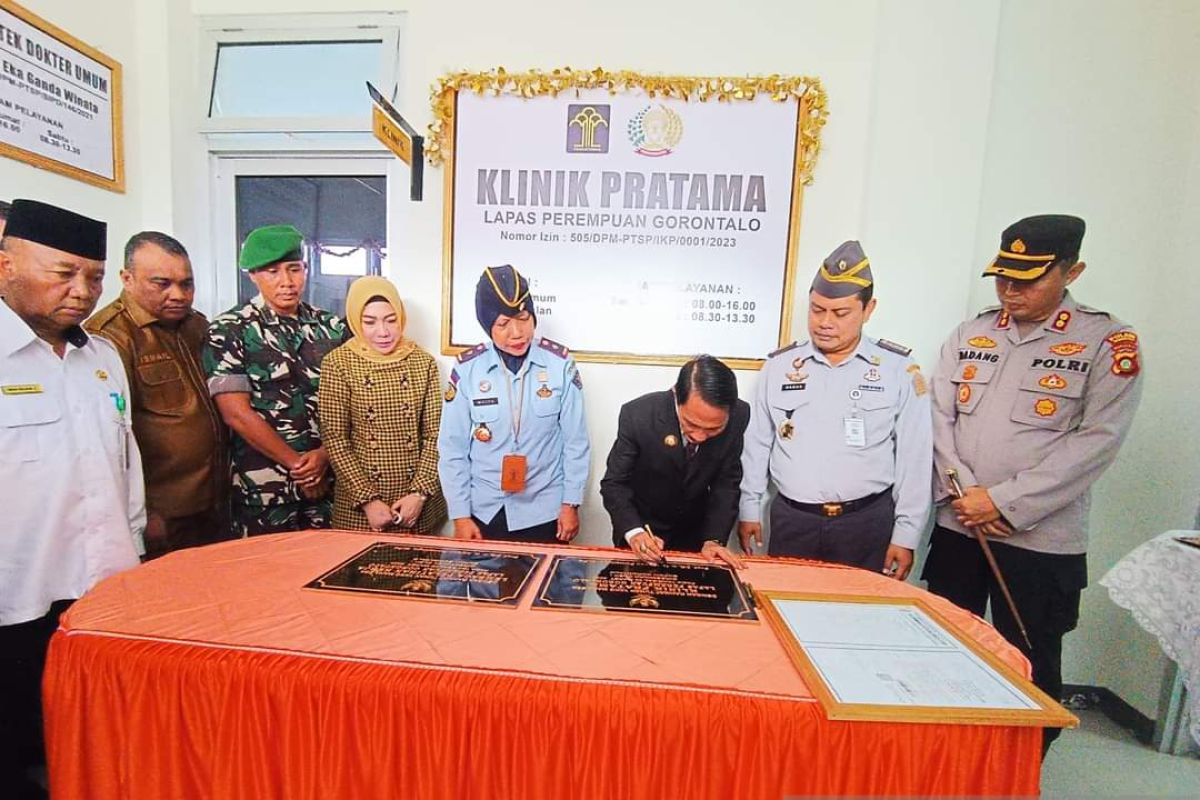 Lapas Perempuan Gorontalo kini punya klinik pratama