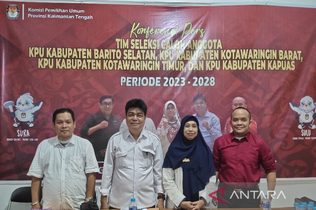 Tim Seleksi Kalteng buka pendaftaran calon anggota KPU empat kabupaten