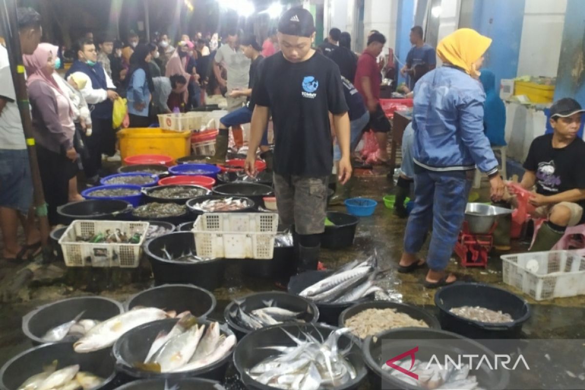 Stok ikan laut di Pasar Ikan Balekambang Solo aman meski cuaca ekstrem