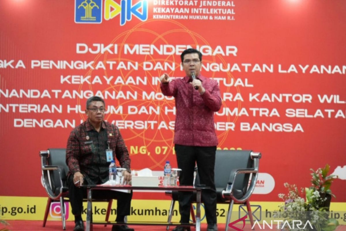 Kemenkumham Sumsel optimalkan layanan publik kekayaan intelektual