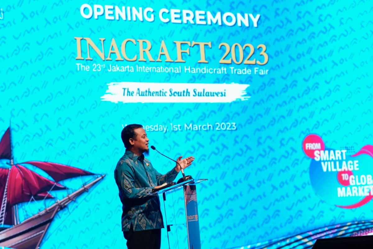 Penjualan kerajinan Sulsel di Inacraft menembus Rp1,57 miliar
