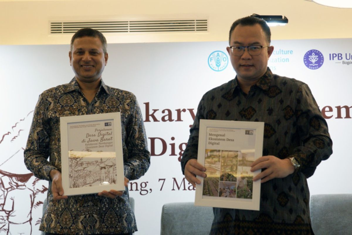 FAO: Jawa Barat pimpin digitalisasi pertanian inovatif di desa-desa RI