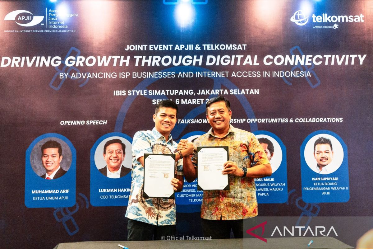 APJII dan Telkomsat tingkatkan penetrasi internet di Indonesia