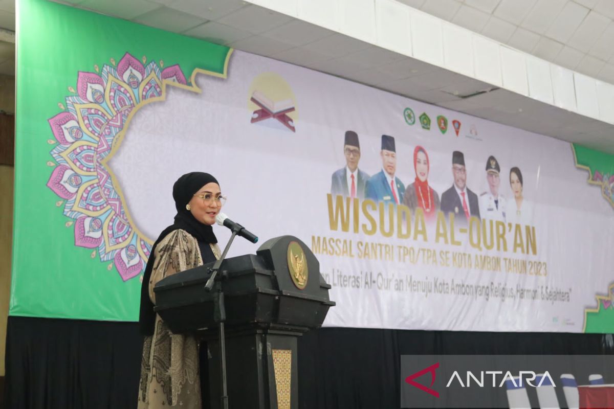 Bunda Literasi Maluku : wisuda Al Quran  tumbuhkan generasi islami