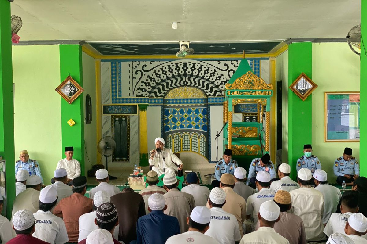Ratusan WBP Lapas Banjarbaru khidmat ikuti ceramah sambut Ramadhan