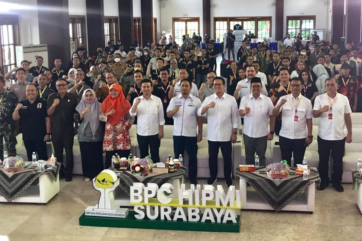 Wagub Jatim dorong HIPMI bantu pengusaha muda Surabaya minimalisasi kesalahan berbisnis