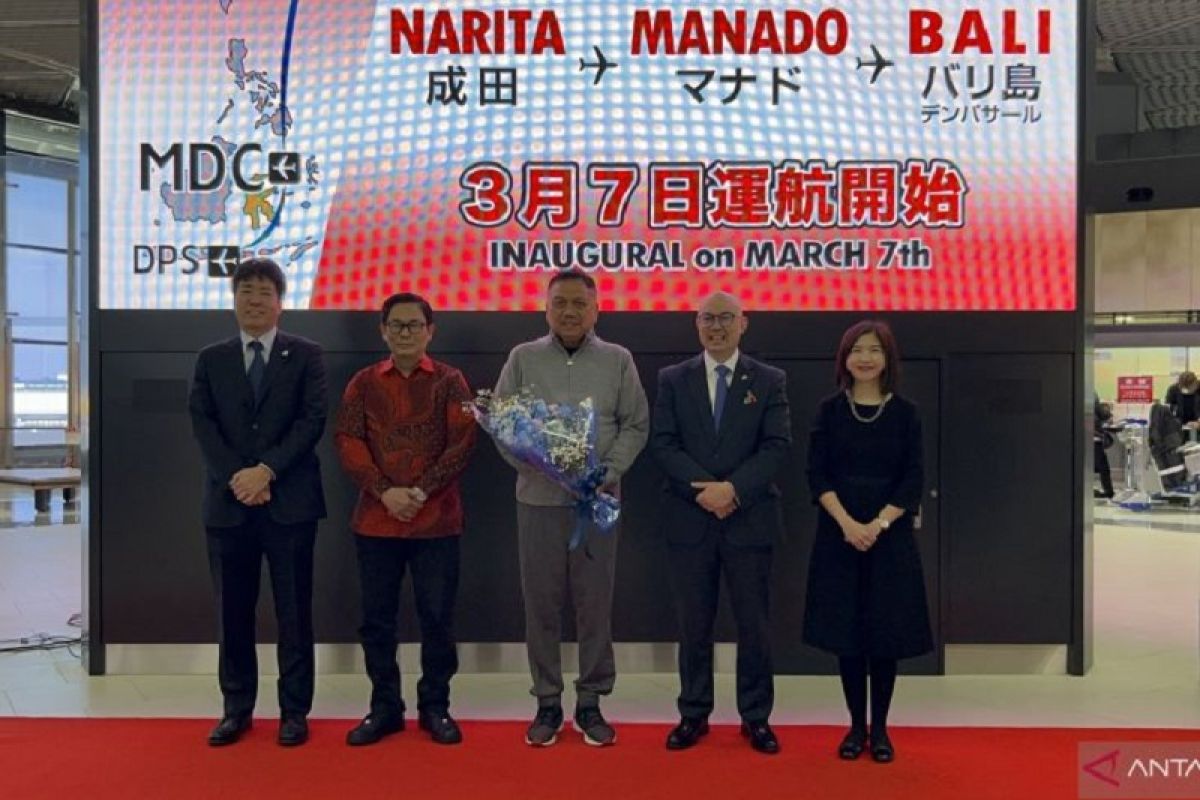 Maskapai Garuda Indonesia operasikan penerbangan perdana Tokyo-Manado