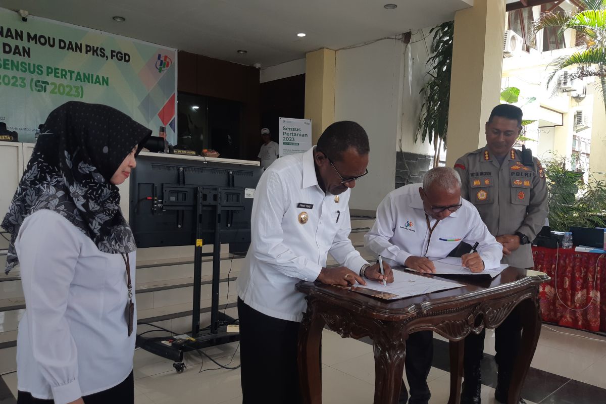 BPS-Pemkot Jayapura teken MoU mewujudkan satu data Indonesia