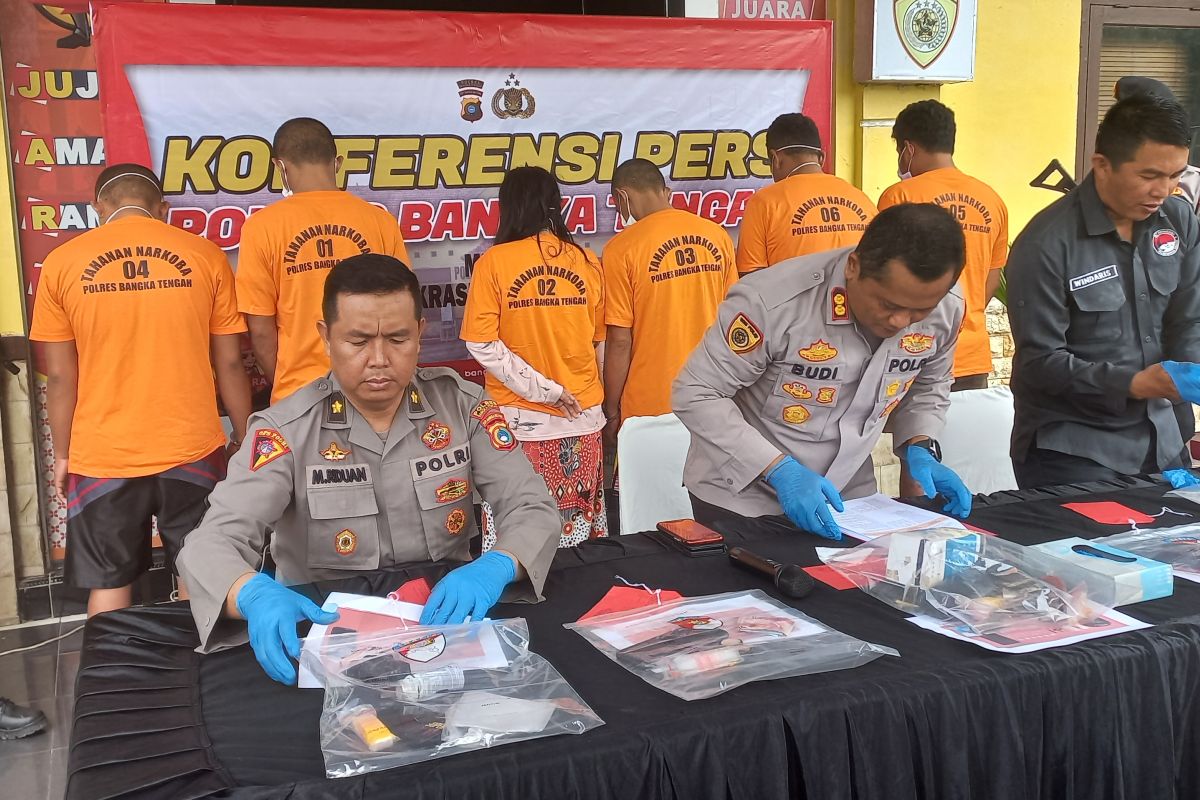 Polres Bangka Tengah tekan kasus narkoba melalui program KTAN