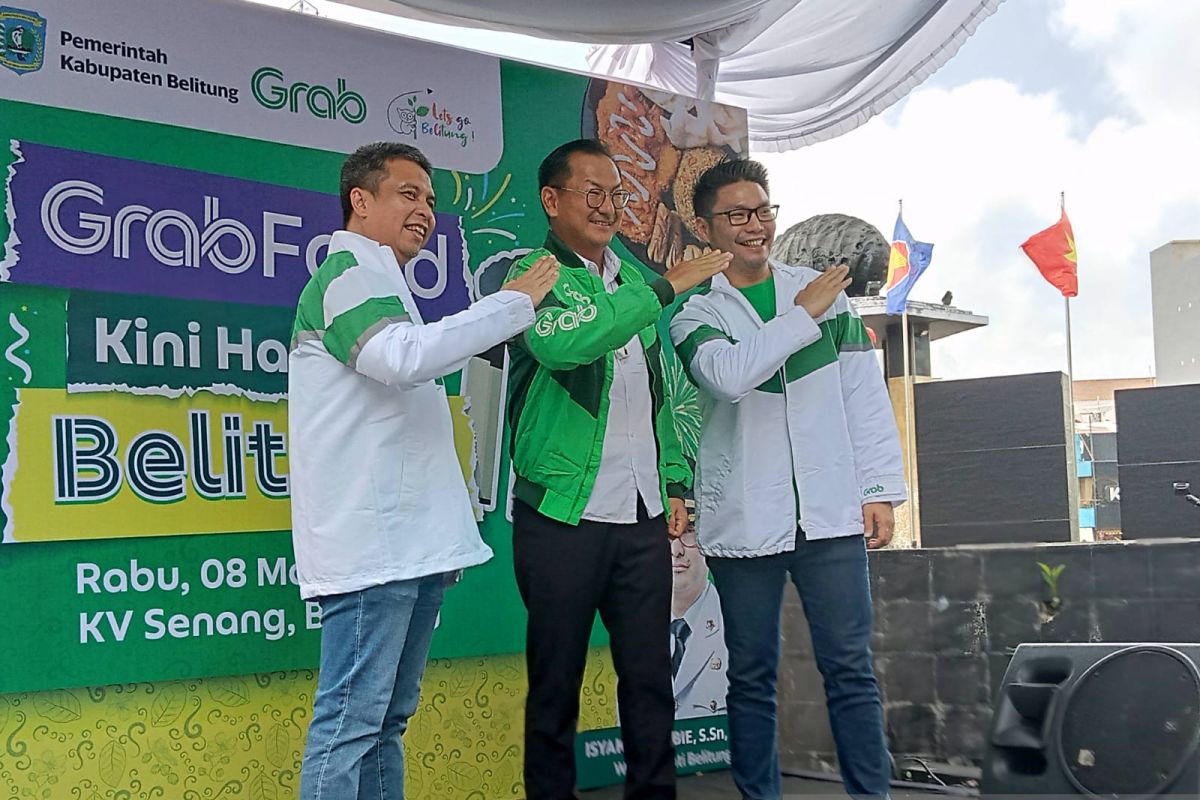 Wabup Belitung optimis layanan Grab Food bantu kemajuan UMKM