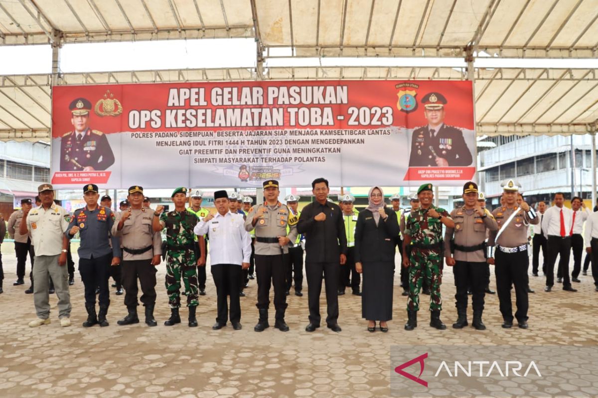 Polres Padang Sidempuan gelar Operasi Keselamatan Toba 2023
