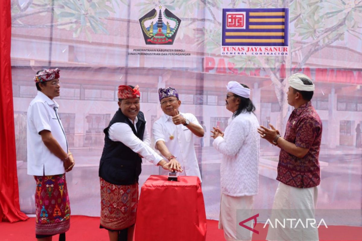 Gubernur Bali dan Bupati Bangli mulai bangun Pasar Singamandawa tahap 2