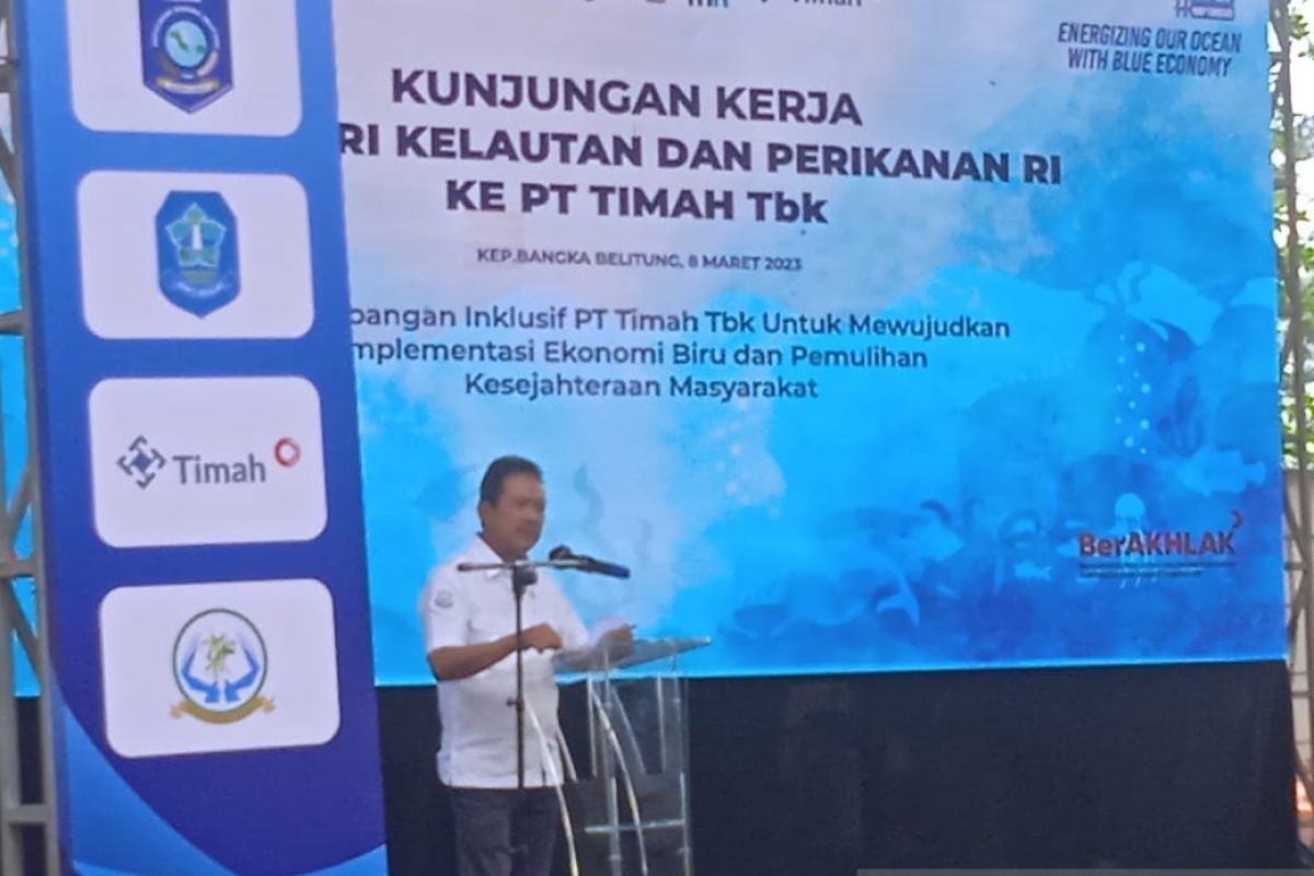 Menteri Kelautan dan Perikanan apresiasi PT Timah reklamasi laut