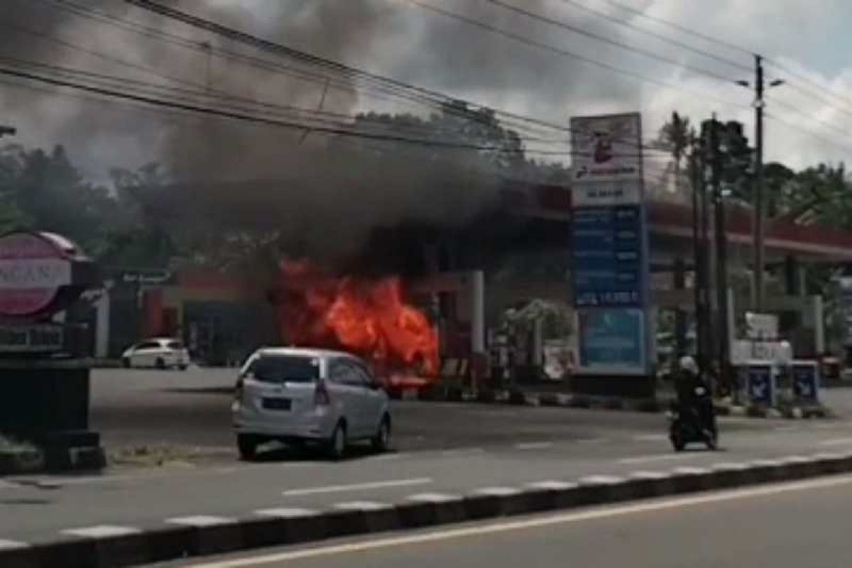 SPBU Baledono  Kabupaten Magelang terbakar