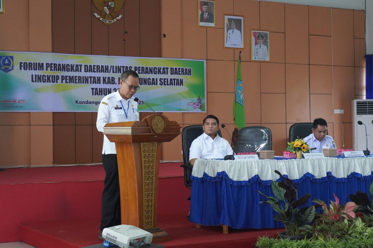 Sekda HSS tekankan rapat forum perangkat daerah pertajam program