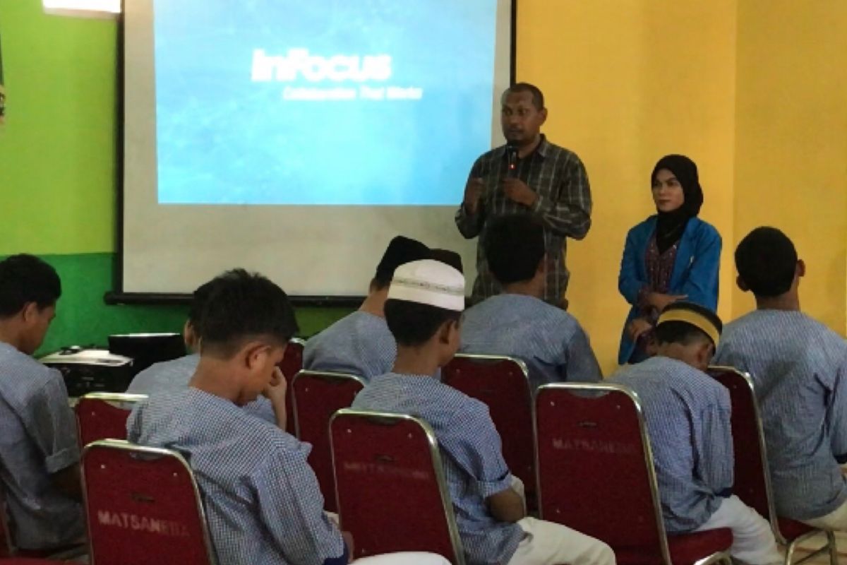 Korps PMII sejajaran Kota Ambon gelar sosialisasi pencegahan HIV