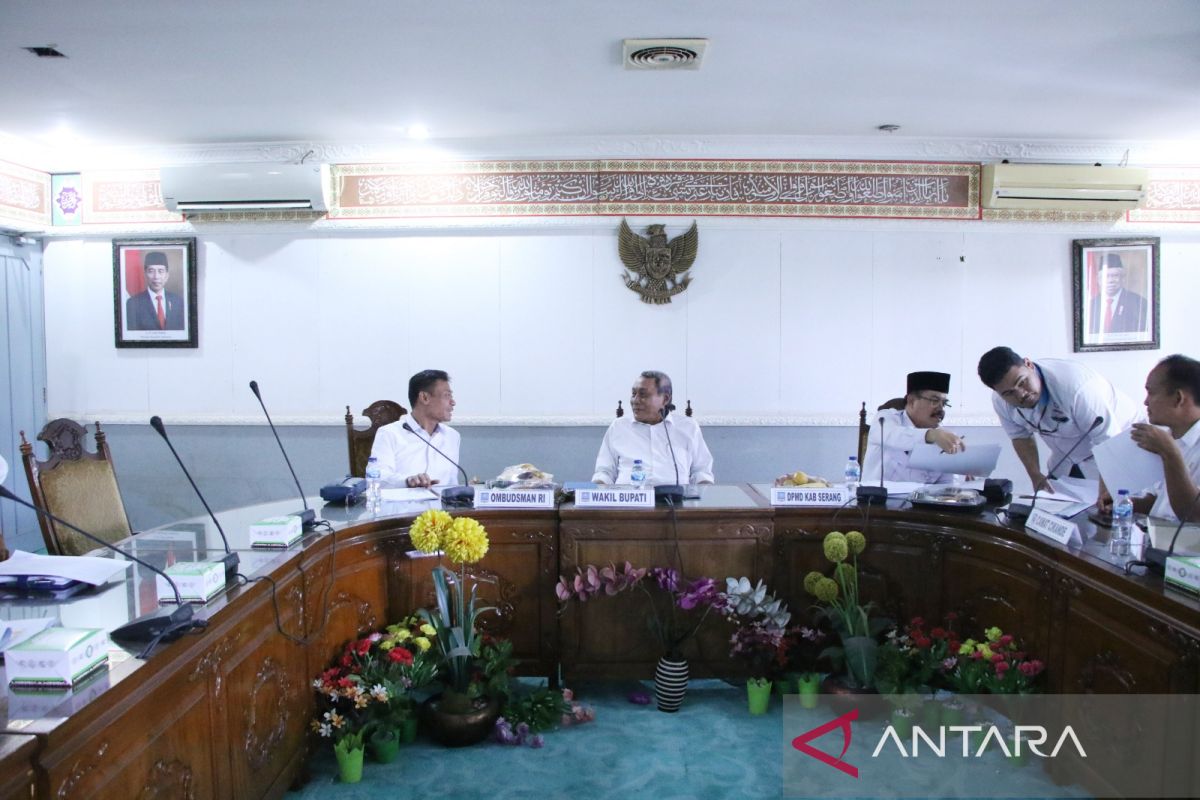 Berikan saran dan masukan, Ombudsman RI Penelitian ke Pemkab Serang