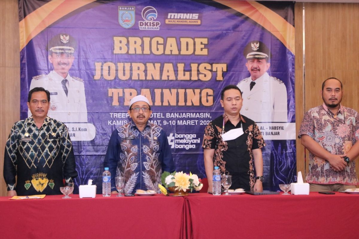 DKISP Banjar latih Brigade Journalist dukung visi Manis