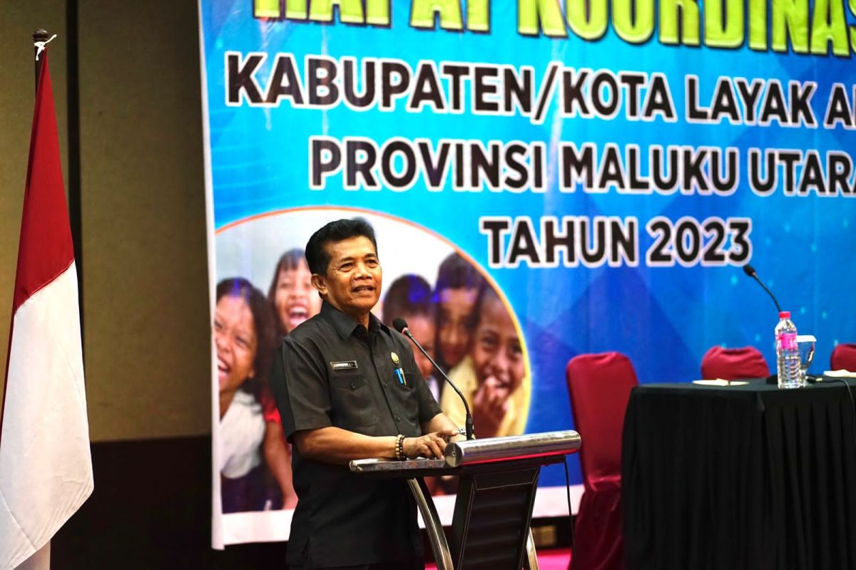 Pemprov Malut ingatkan bangun koordinasi kembangkan kota layak anak