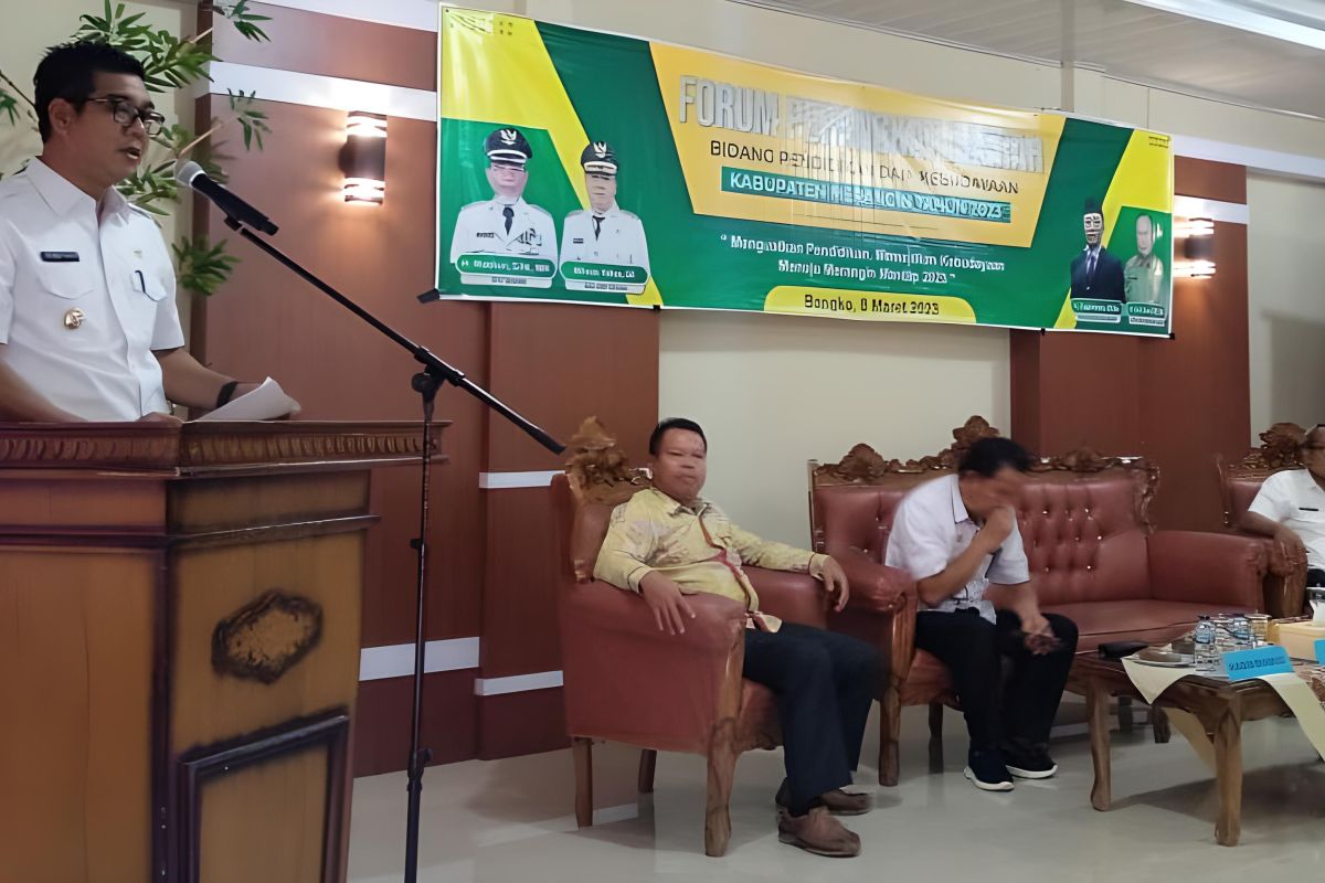 Wakil Bupati Merangin buka Forum Perangkat Daerah bidang pendidikan dan kebudayaan