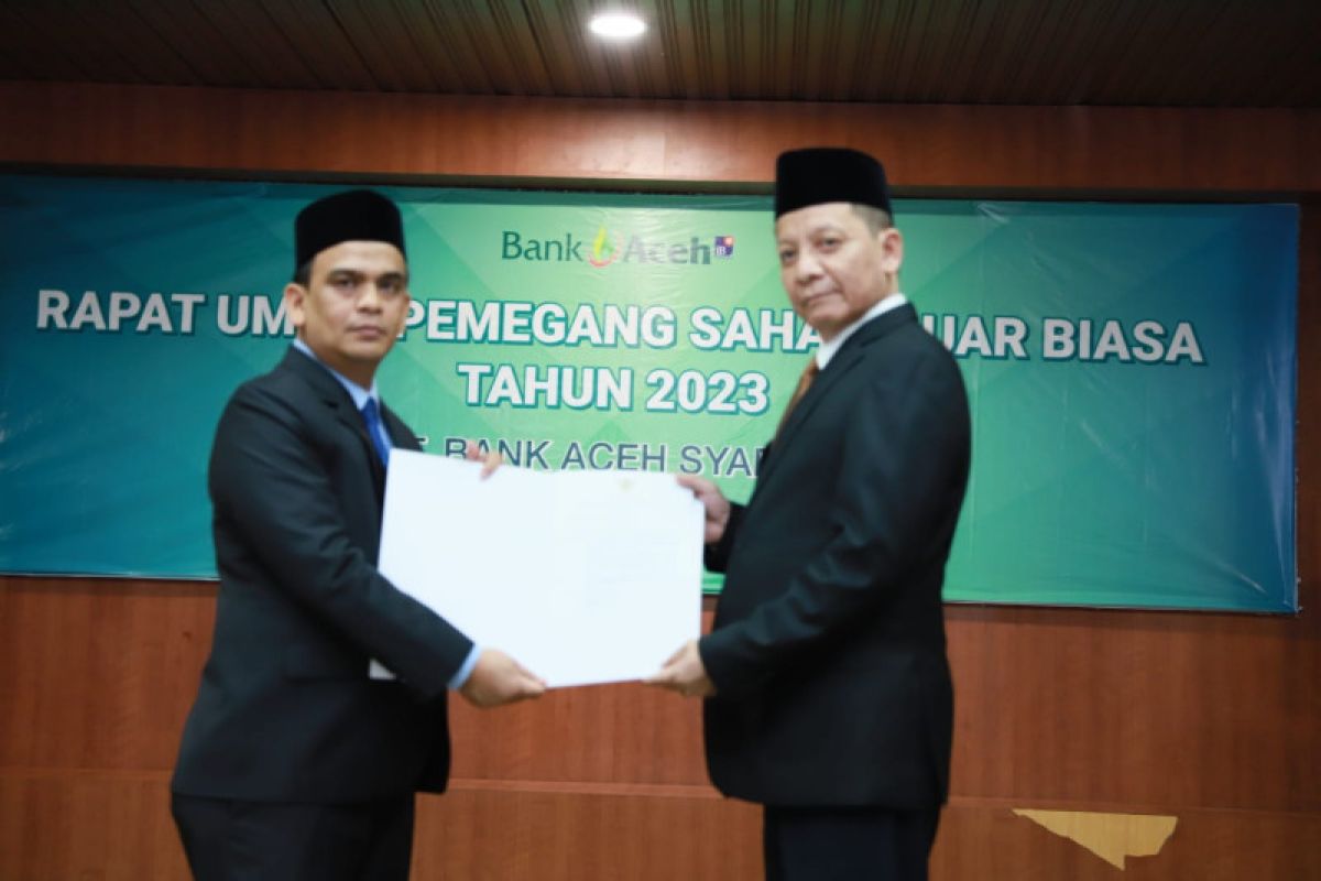 Tahun buku 2022, Bank Aceh setor deviden Rp295 miliar