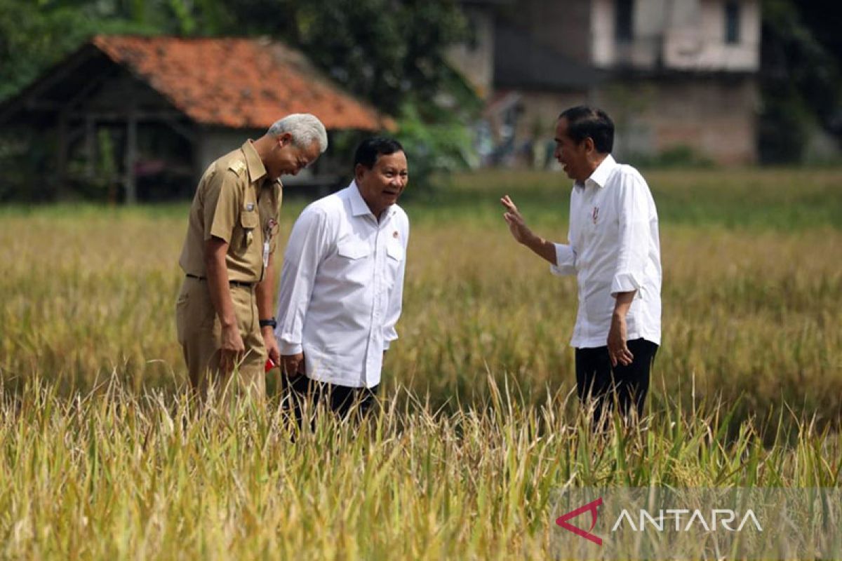 Jokowi ingin Menhan Prabowo pahami masalah petani di lapangan