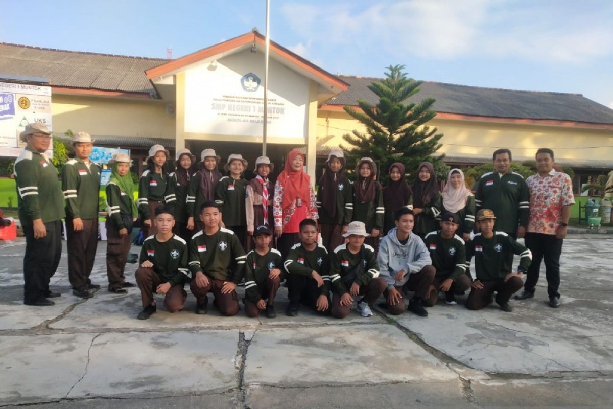 PT Timah Dukung Akomodasi Gerakan Pramuka Penggalang SMPN 1 Muntok Ikuti LT IV Penggalang di Pulau Belitung