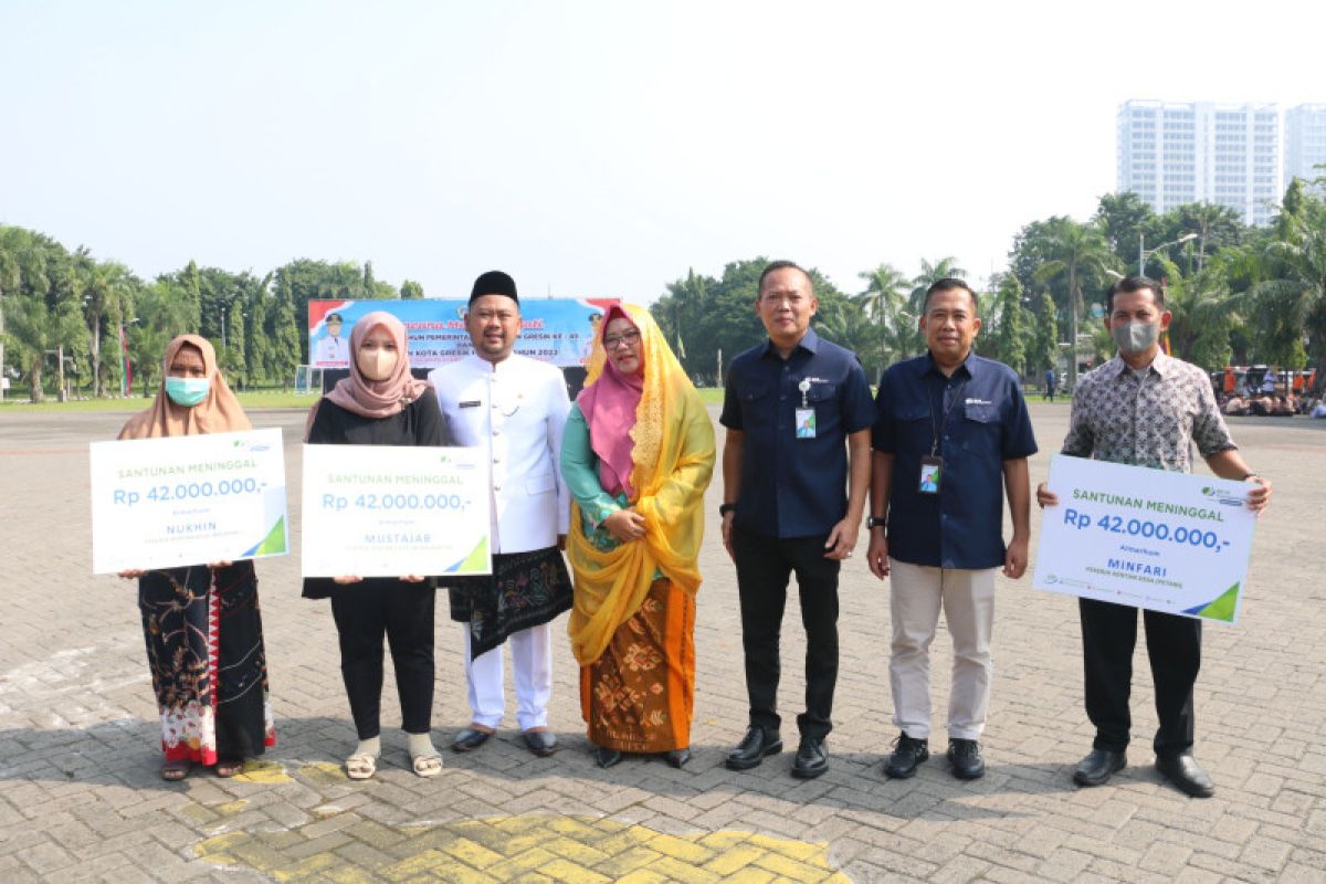 BPJS Ketenagakerjaan Jatim apresiasi Pemkab Gresik lindungi pekerja rentan