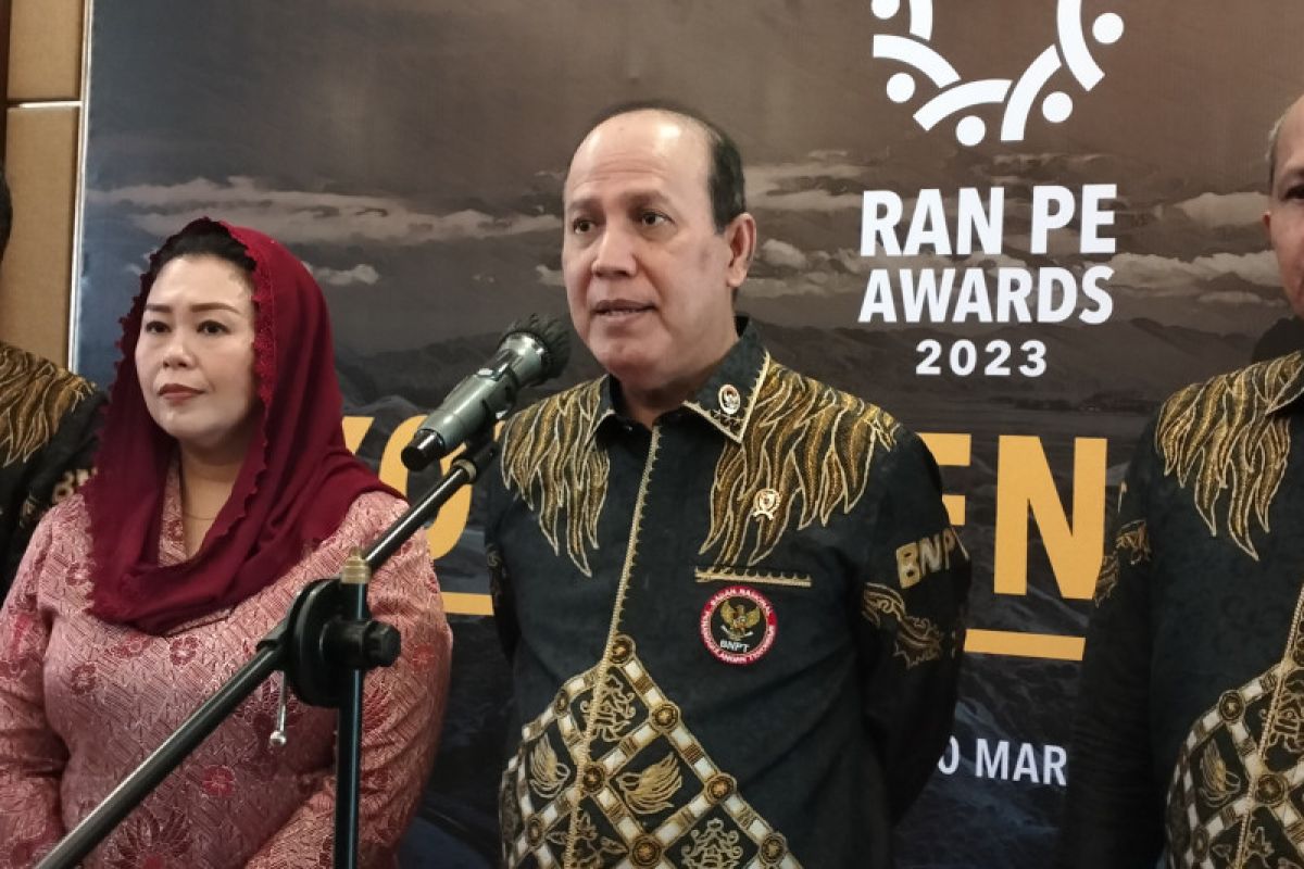 BNPT serahkan RAN PE Awards bagi kementerian dan lembaga