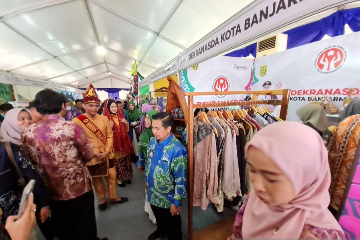 Bazar expo awali gelar Banjarmasin Sasirangan Festival 2023