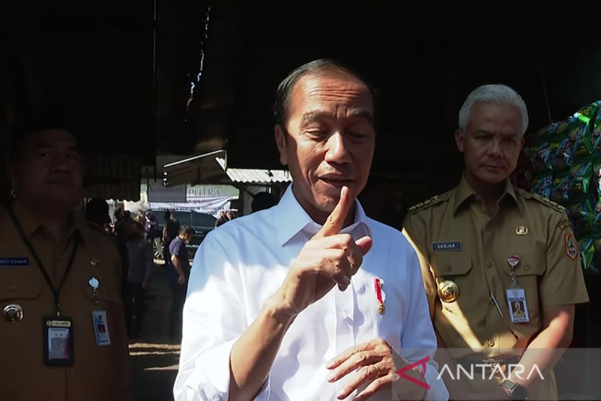 Presiden: Harga kebutuhan pokok di Pasar Mendenrejo pelosok Blora baik