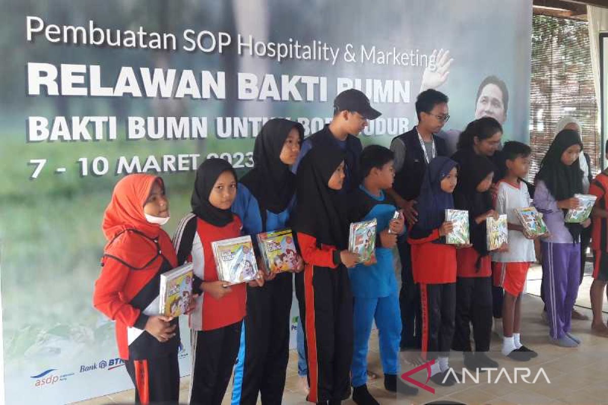 Relawan BUMN tingkatkan standarisasi "homestay" Balkondes Borobudur