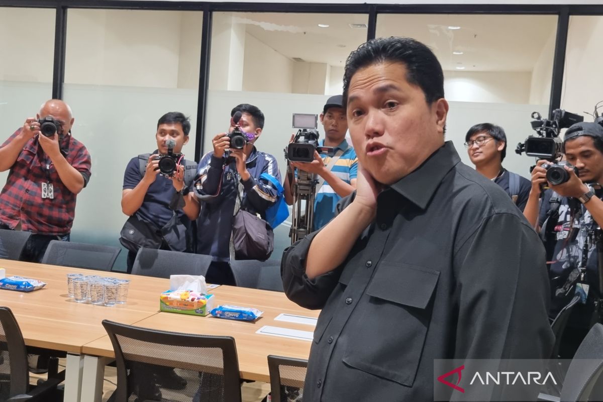 Erick Thohir awali tur persiapan Piala Dunia U-20 ke Palembang