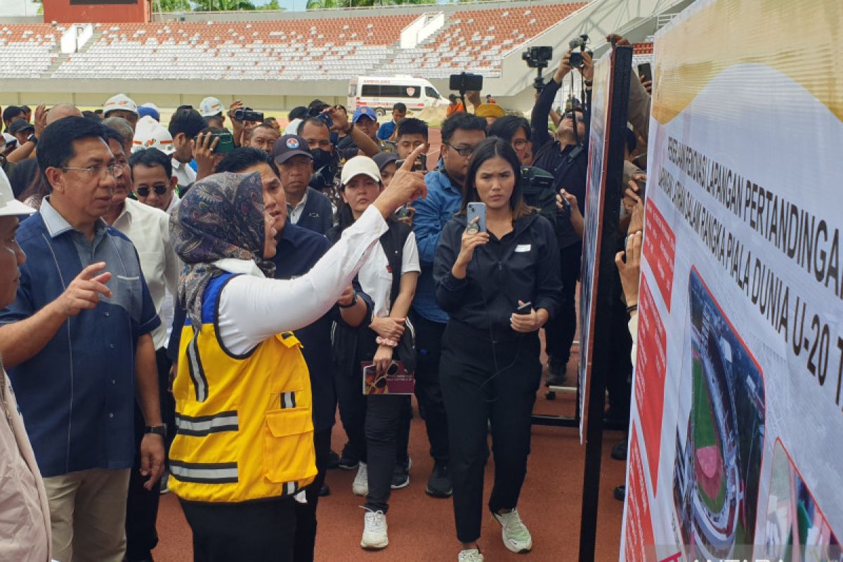 Renovasi Stadion Gelora Sriwijaya tuntas akhir Maret