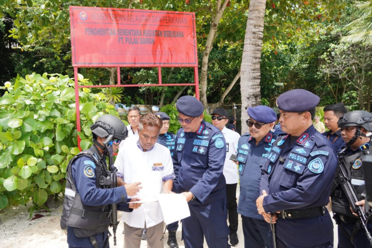 KKP segel resor dan wisata di Pulau Bawah Anambas karena tak berizin