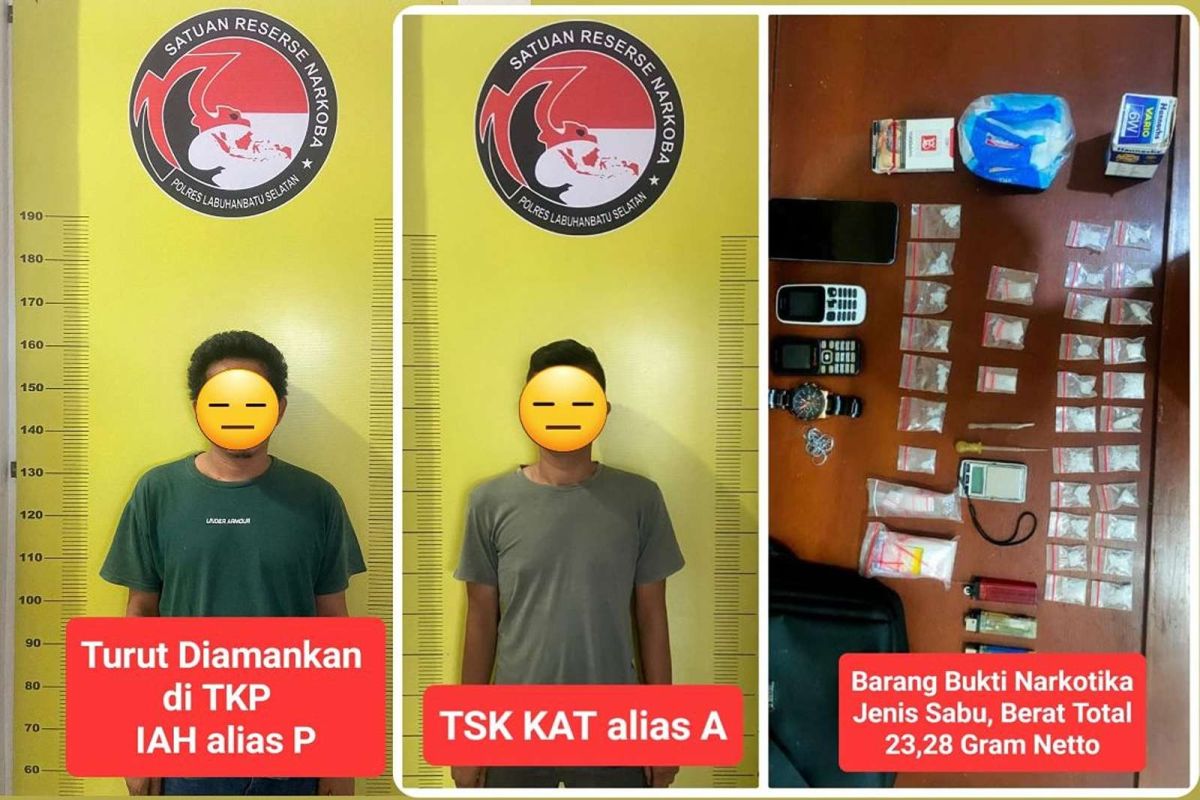 Polisi tangkap pengedar narkoba di Labuhanbatu Selatan