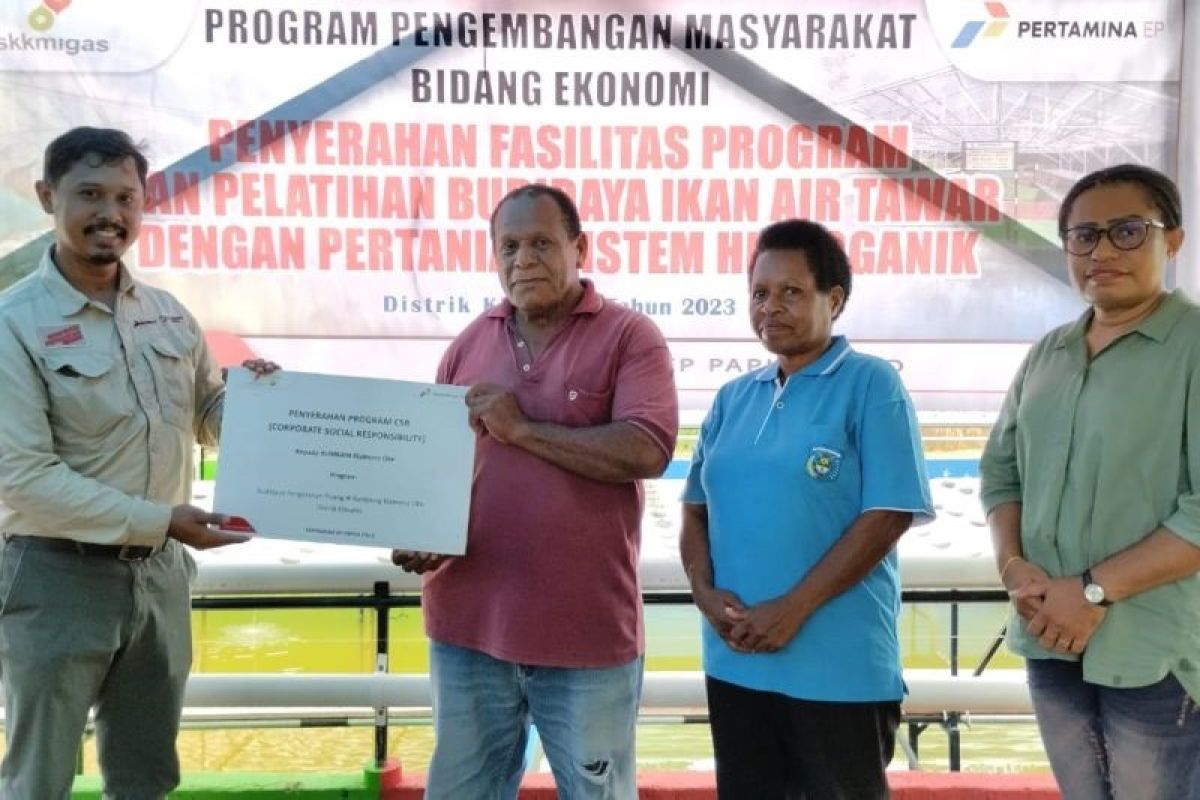 SKK Migas-Pertamina EP Papua beri pelatihan budi daya ikan di Sorong