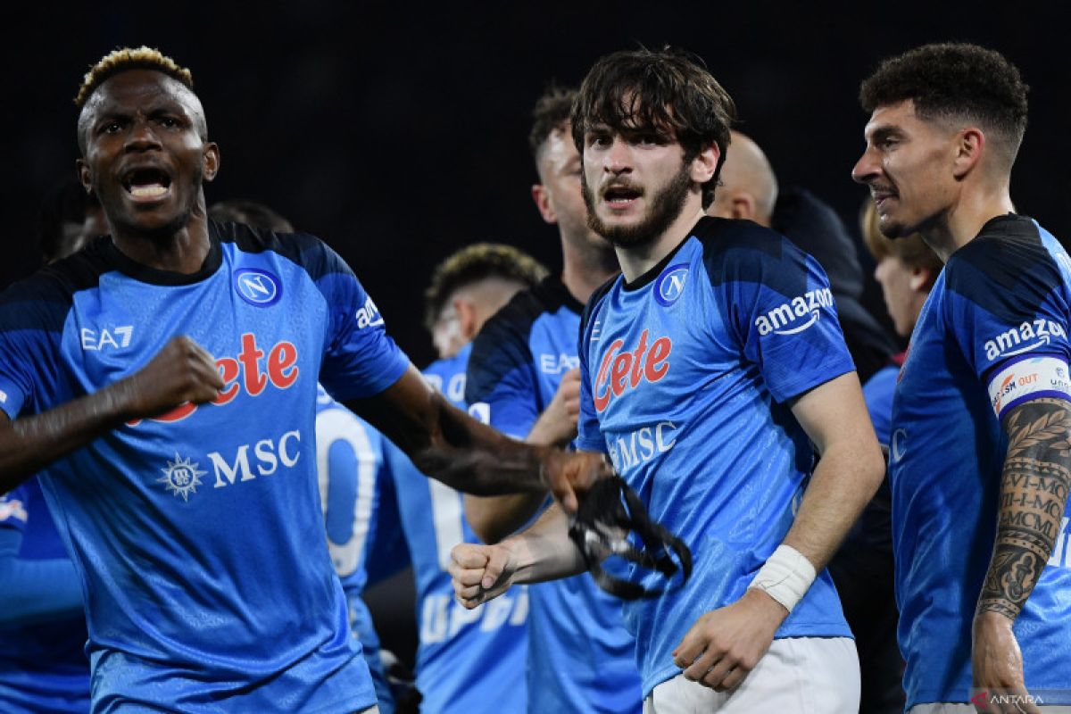 Napoli kian kokoh di puncak klasemen usai kalahkan Atalanta 2-0